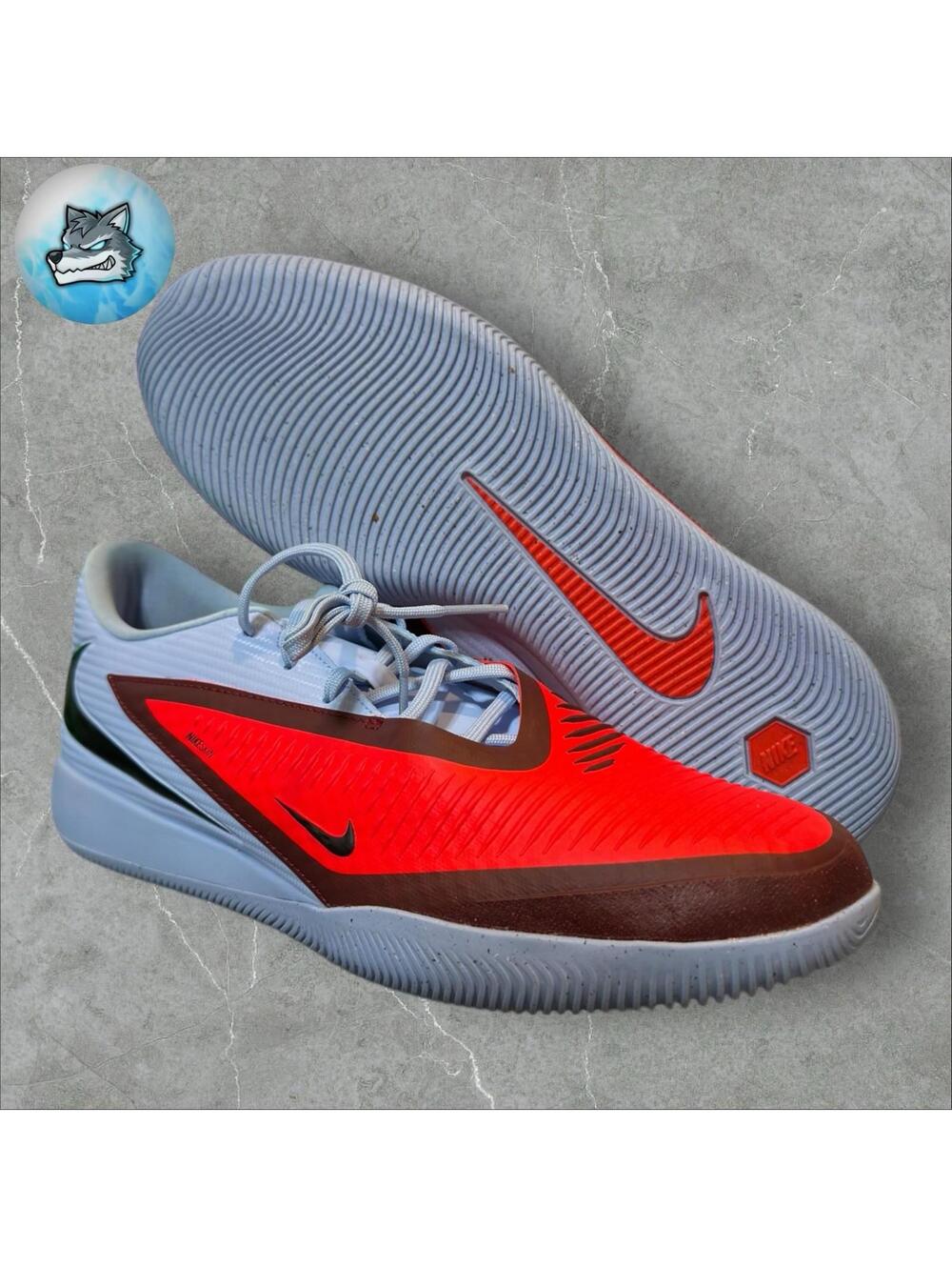 Nike Phantom 6 Low Academy Mens Indoor Soccer Shoes Royal Tint HQ2319-400 Sz 9